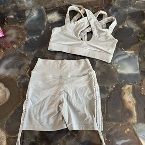 Light Gray Workout Set